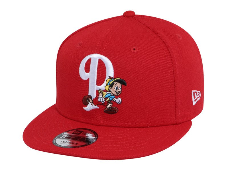 Pinocchio Disney Scarlet 9FIFTY Cap