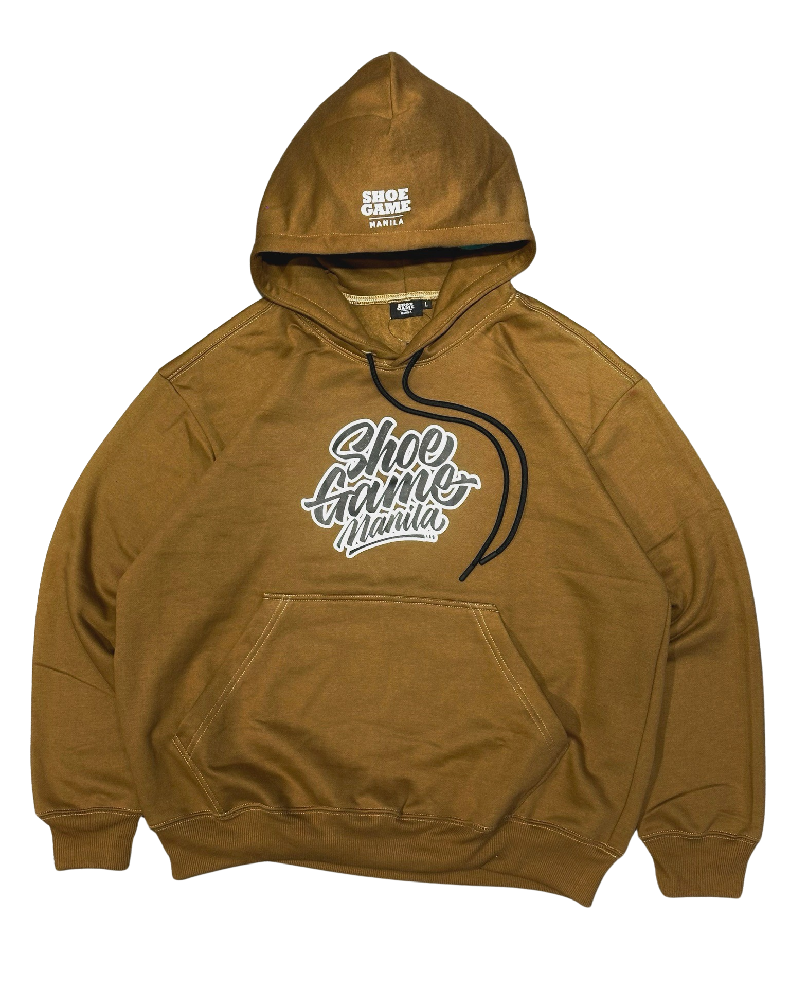 ShoeGame Manila Script Hoodie “Baroque Brown”