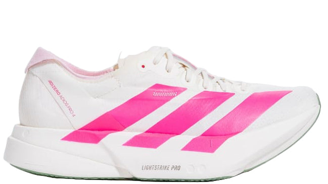 adidas Adizero Adios Pro 4 Off White Lucid Pink (Women's