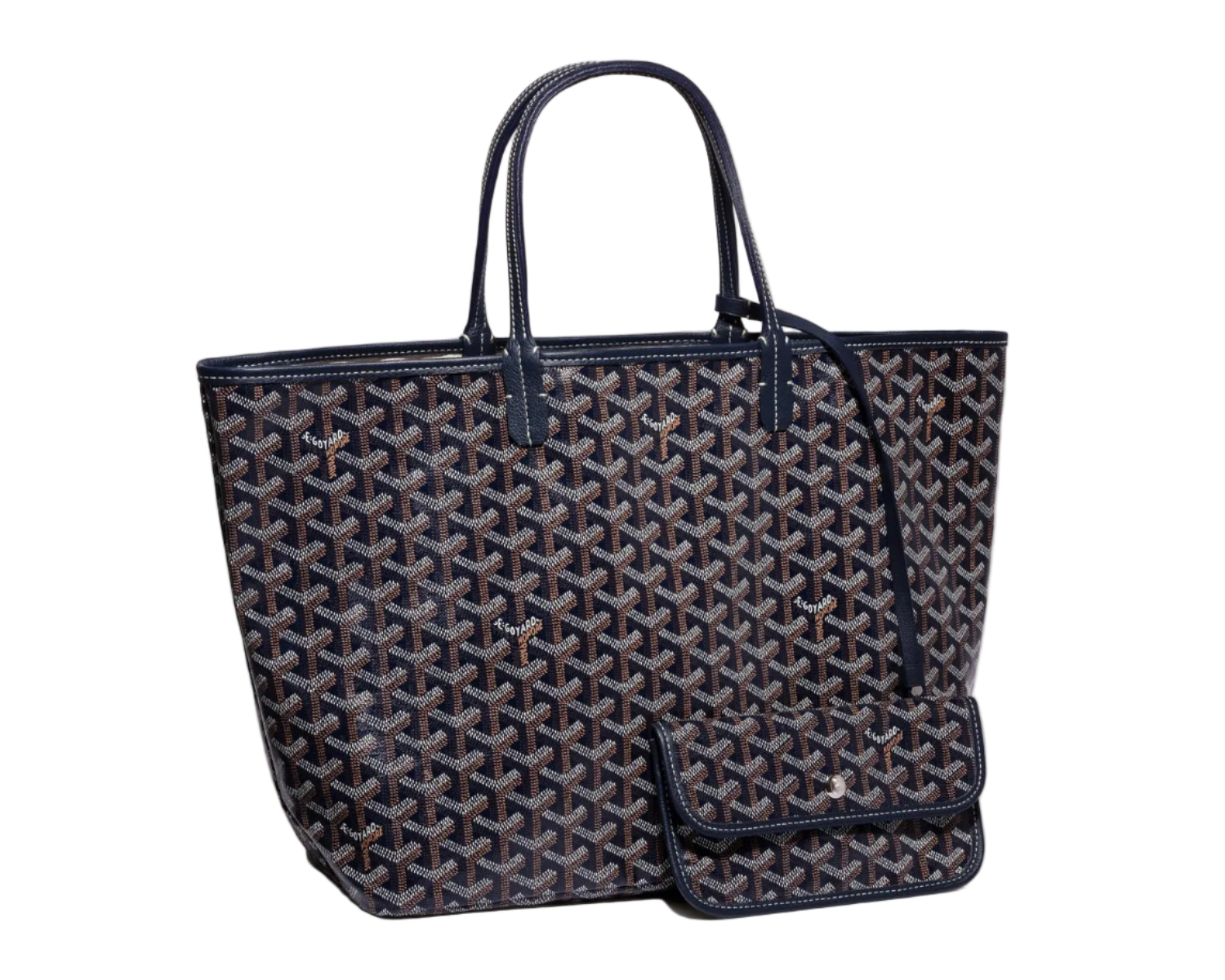 Goyard Saint Louis Tote PM Navy Blue
