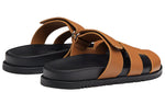 Load image into Gallery viewer, Hermes Chypre Sandal Brown Calfskin Leather
