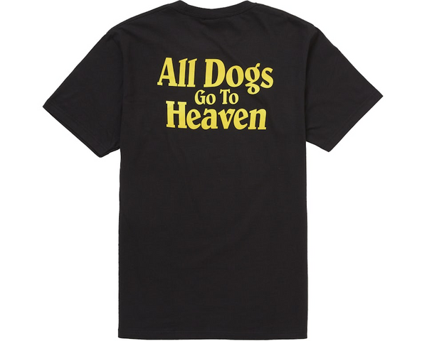 Supreme All Dogs Go To Heaven Tee Black – shoegamemanila