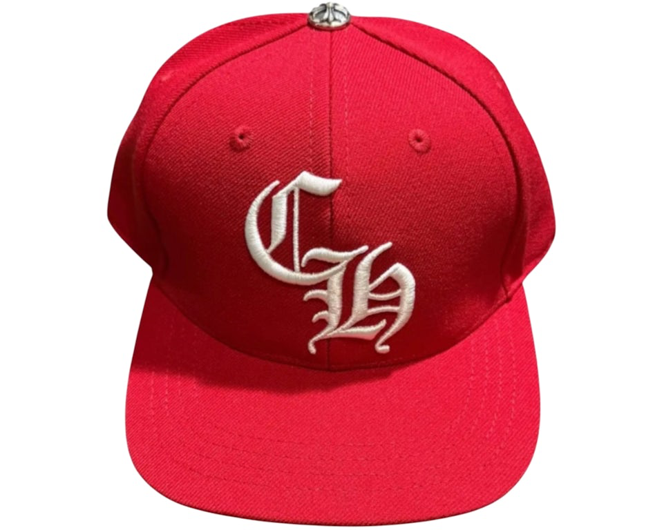 Chrome Hearts Essentials LA Exclusive Baseball Wool Hat Red