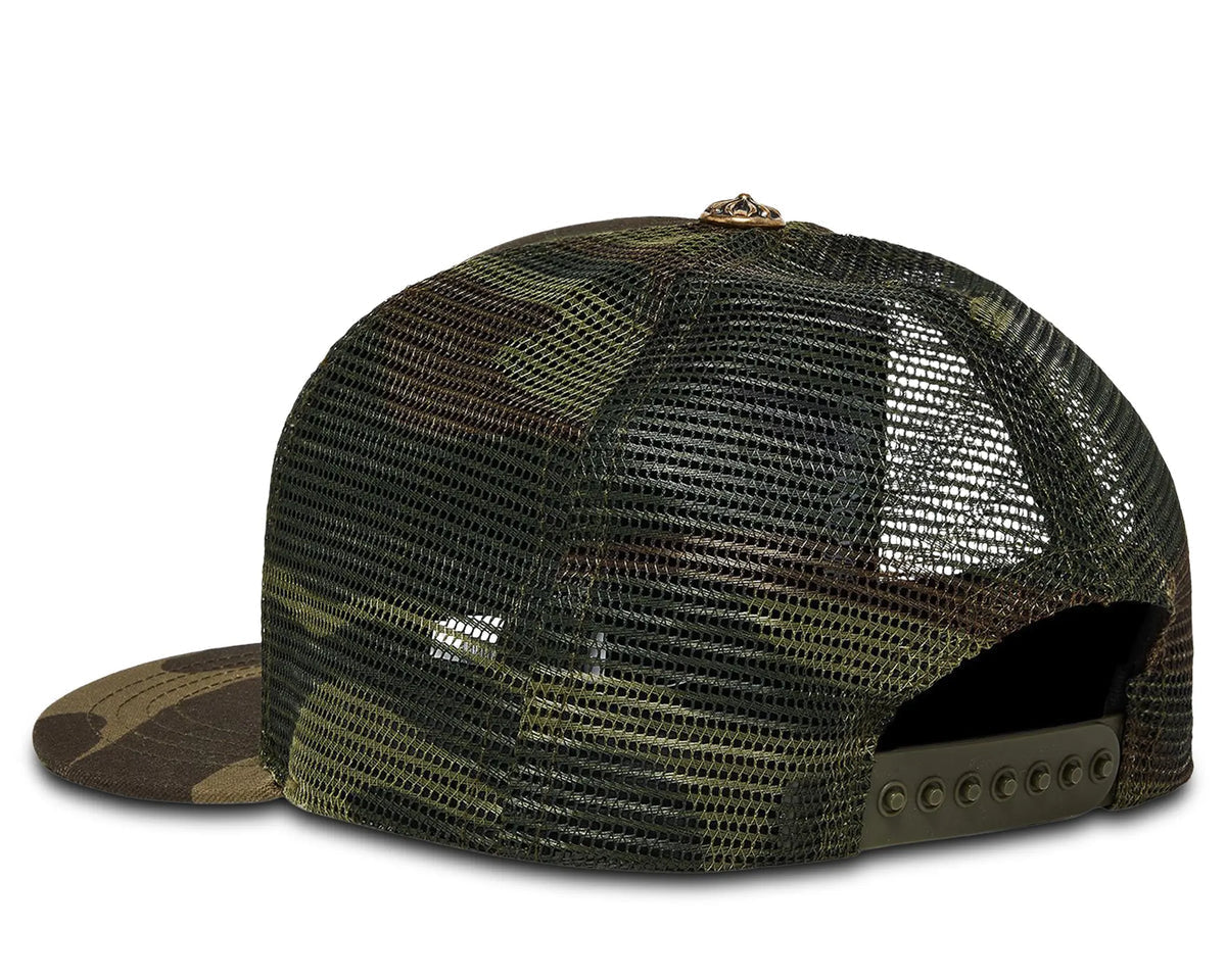 Chrome Hearts CH Hollywood Trucker Hat Camo