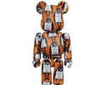 Load image into Gallery viewer, Bearbrick Monkey Sign 400% Orange
