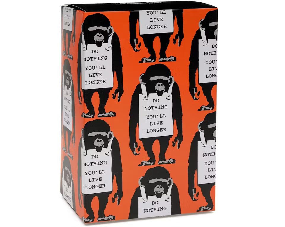 Bearbrick Monkey Sign 400% Orange