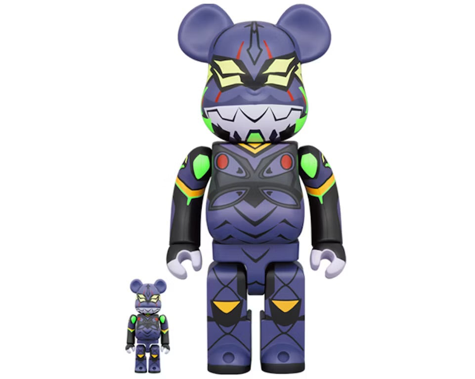 Bearbrick Evangelion Unit 13 (New Paint Version) 100% & 400% Set