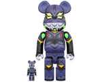 Load image into Gallery viewer, Bearbrick Evangelion Unit 13 (New Paint Version) 100% &amp; 400% Set

