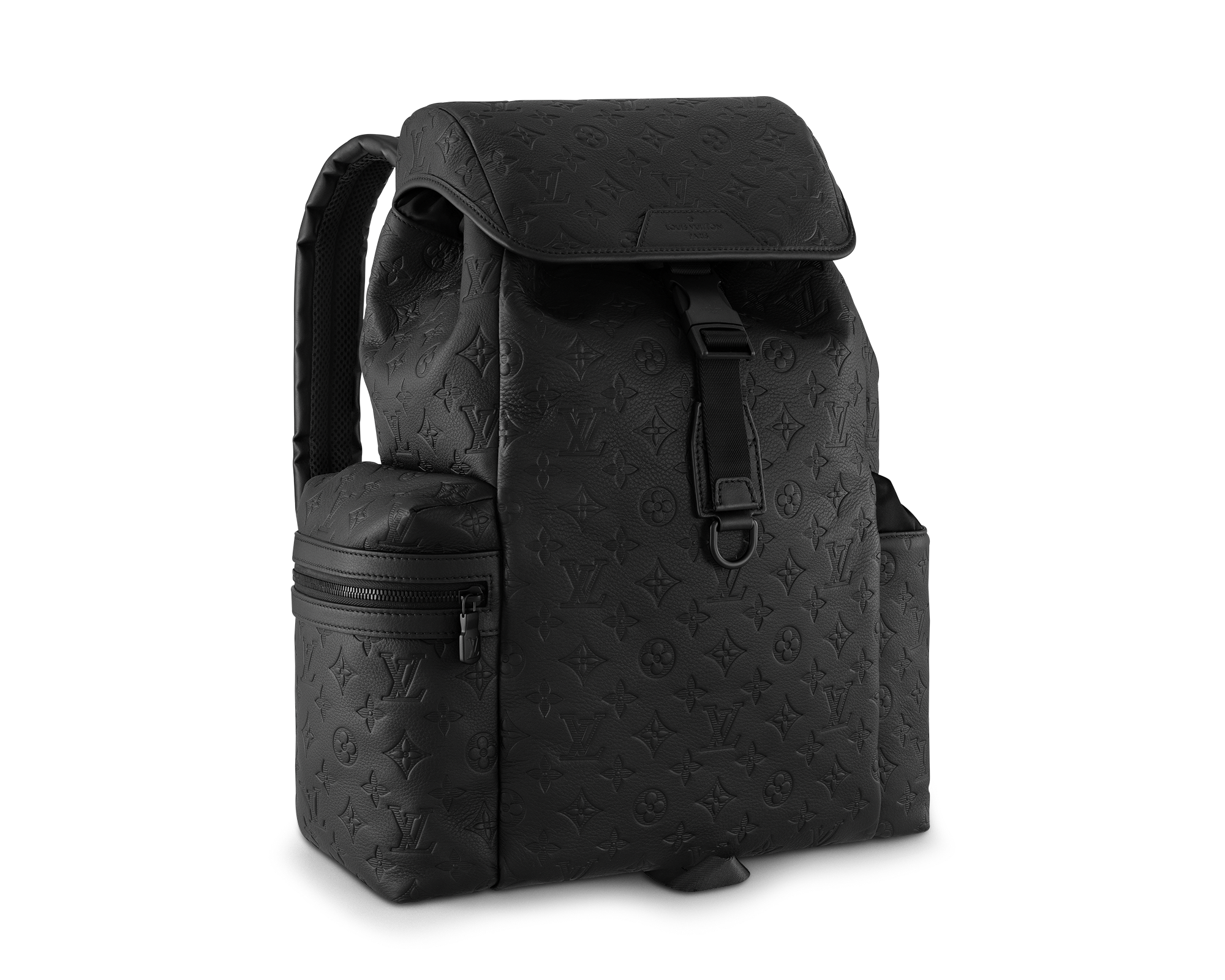 Louis Vuitton Monogram Shadow Trekking Backpack Black