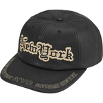 Load image into Gallery viewer, Supreme New York Leather 6-Panel Black
