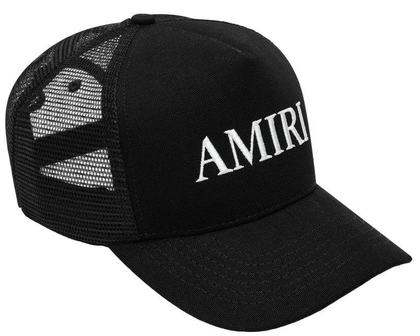 AMIRI Black baseball cap with logo