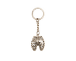 Load image into Gallery viewer, Stussy Ribcage Keychain Silver
