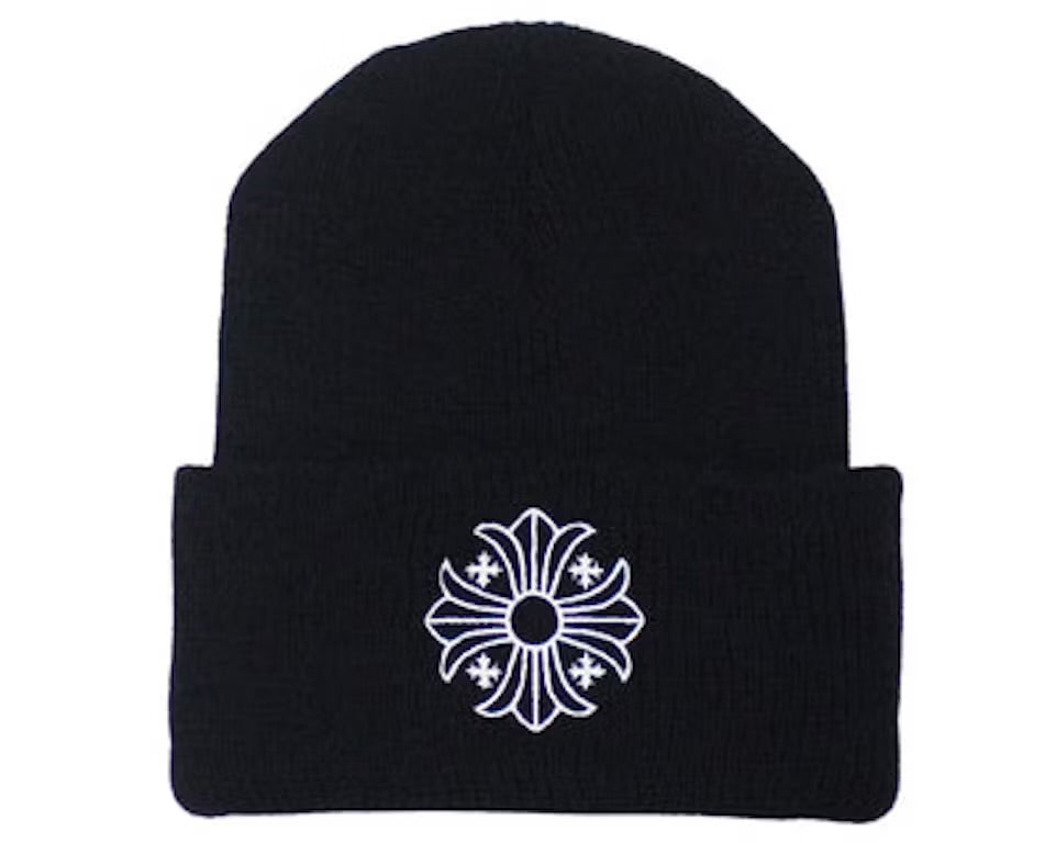 Chrome Hearts Plus Cross Beanie Black
