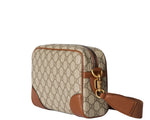 Load image into Gallery viewer, GUCCI GG Emblem small crossbody bag Beige
