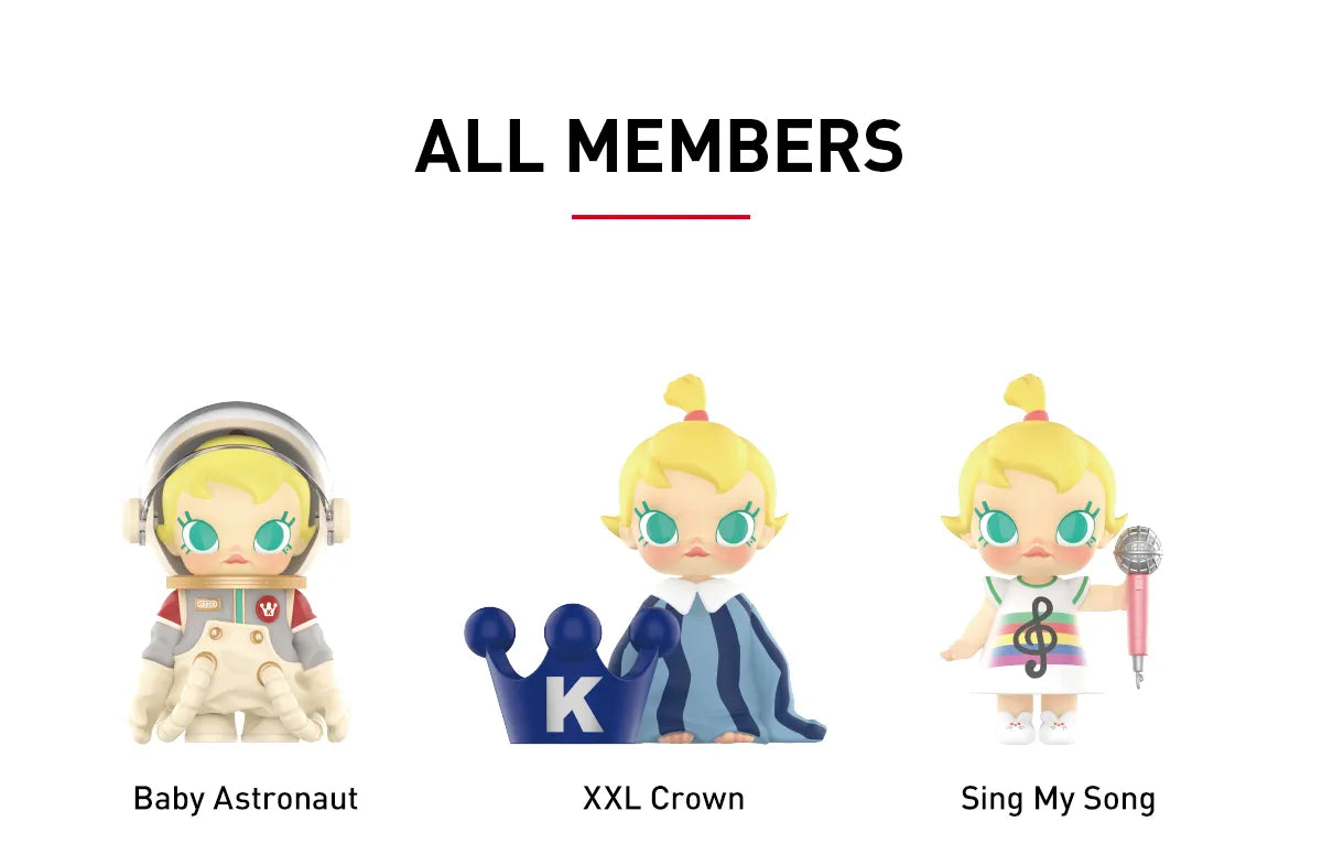 Popmart Baby Molly When I was Three！Series Figures Blind box (Sold per piece)