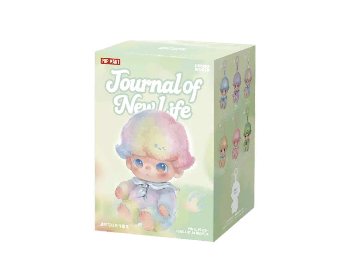 Popmart DIMOO Journal of New Life Series-Vinyl Plush Pendant Blind Box (Sold per piece)