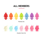 Load image into Gallery viewer, Popmart Pop Bean CRYBABY Mini Figure - Rainbow Color Set

