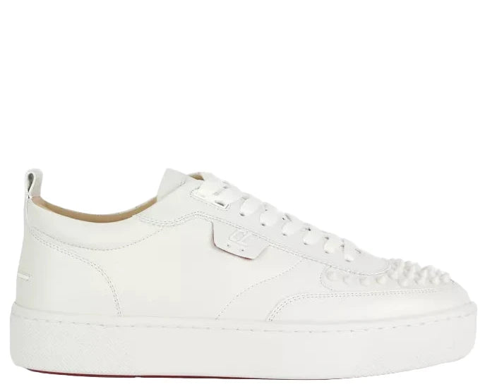 Christian Louboutin Happyrui Spikes Flat White