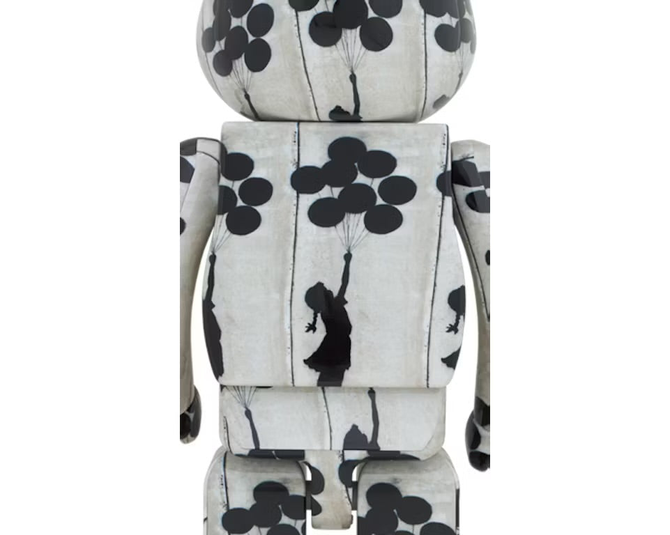 Bearbrick Flying Balloons Girl 1000%