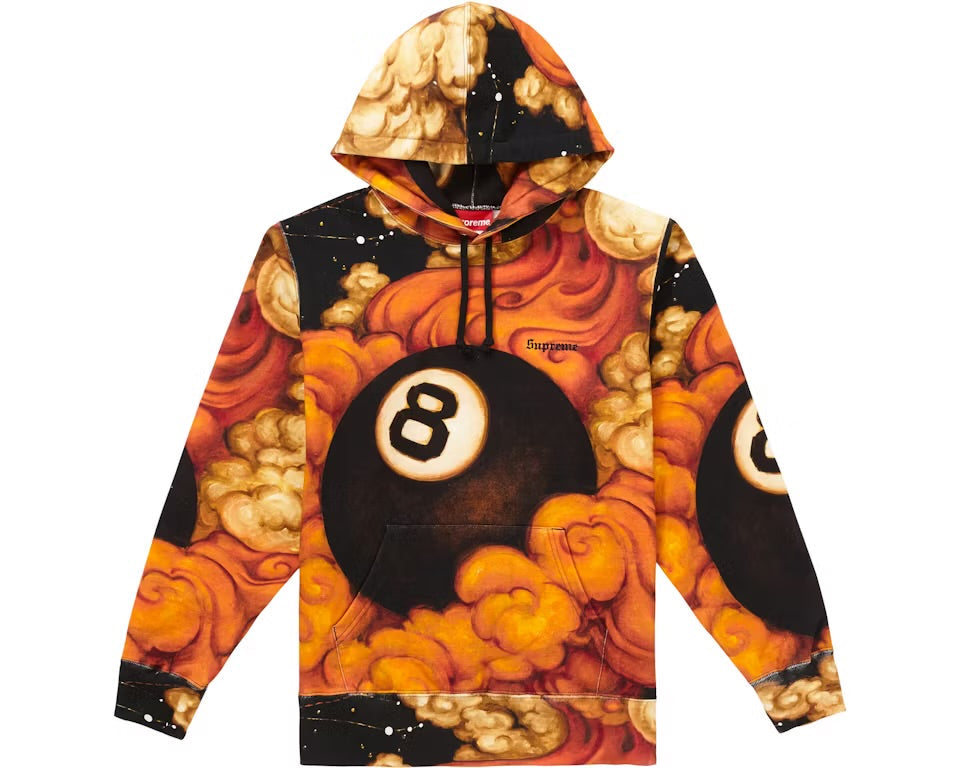 Supreme Martin Wong 8 Ball Hooded Sweatshirt Multi