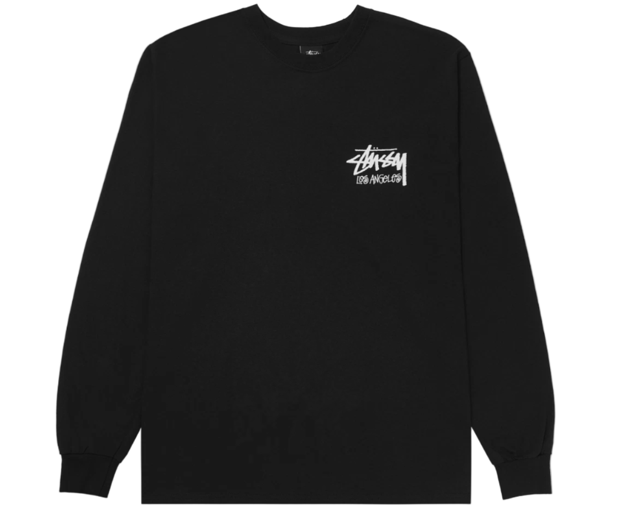 Stussy Stock Los Angeles Crewneck Black