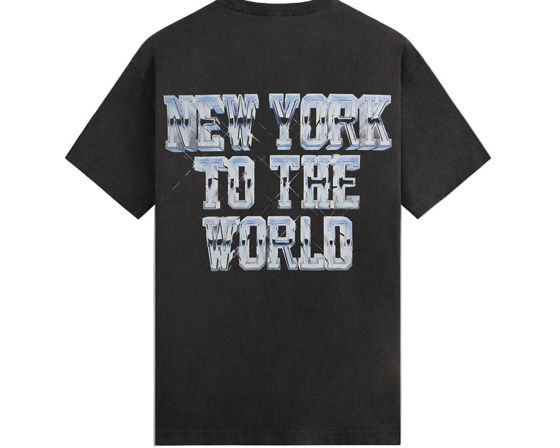 Kith x New York Knicks Chrome Vintage Jones Tee Black