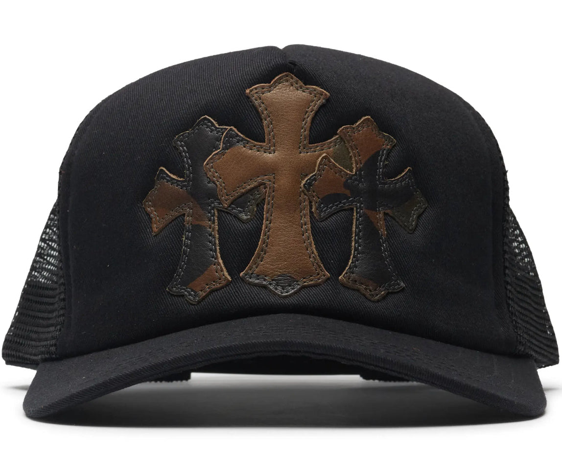 Chrome Hearts Cemetery Trucker Hat Camo/Black