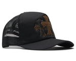 Load image into Gallery viewer, Chrome Hearts Cemetery Trucker Hat Camo/Black
