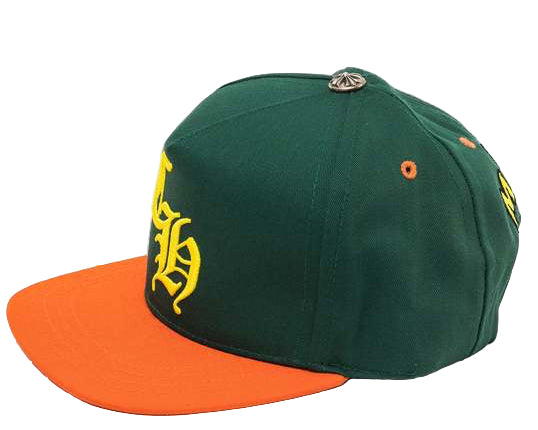 Chrome Hearts Miami Exclusive Baseball Hat Orange Yellow Green