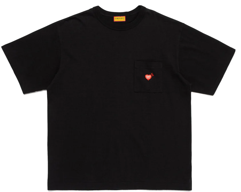Human Made Heart Pocket T-shirt Black