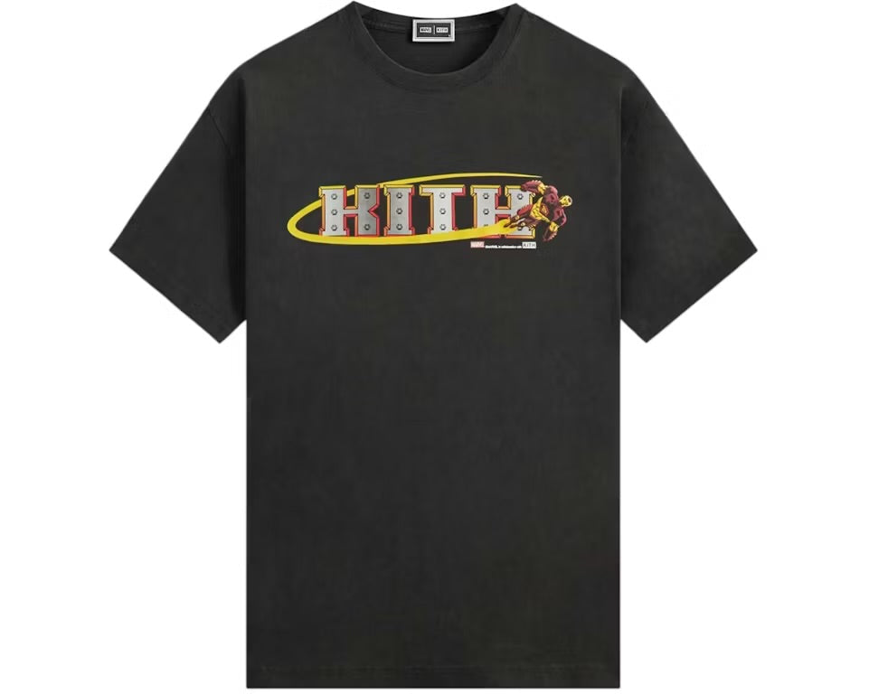 Kith x Marvel Iron Man Vintage Tee Black