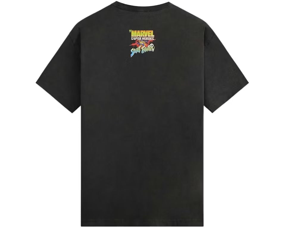 Kith x Marvel vs. Capcom Heroes vs. Street Fighter Vintage Tee Black