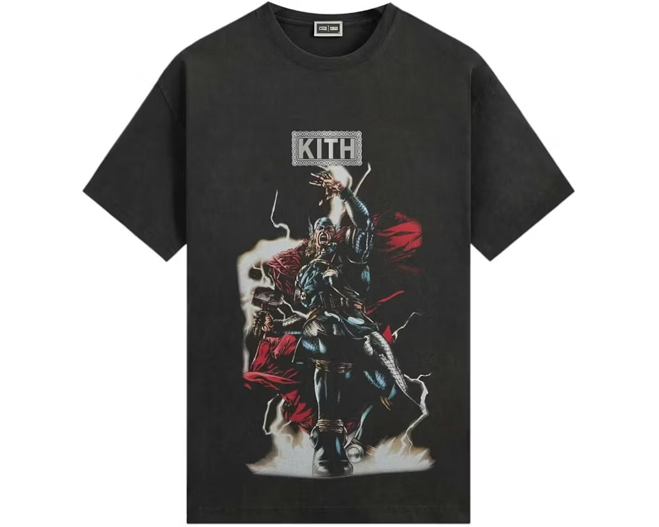 Kith x Marvel Thor Vintage Tee Black