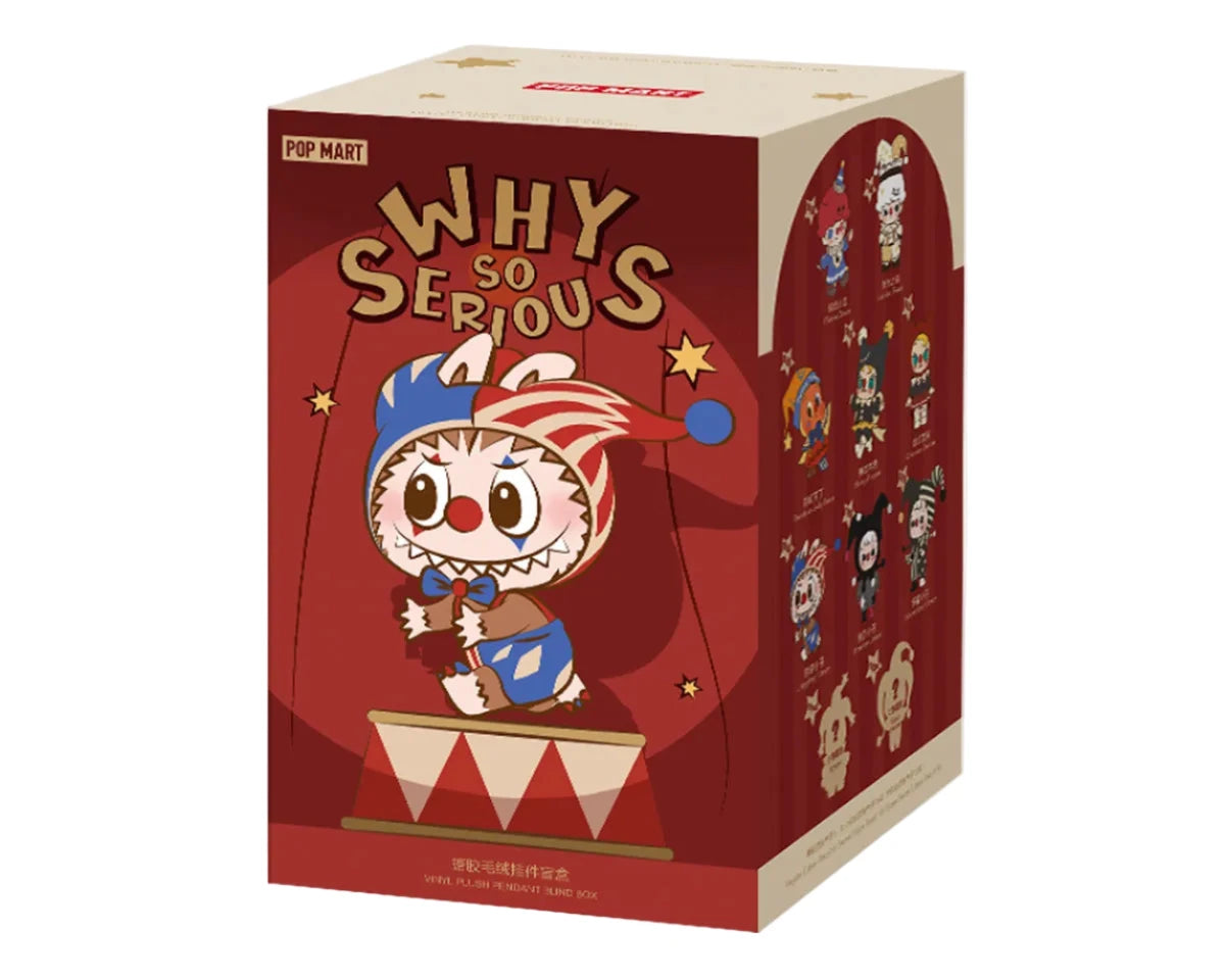 Popmart Why So Serious Series-Vinyl Plush Pendant Blind Box (Sold per piece)