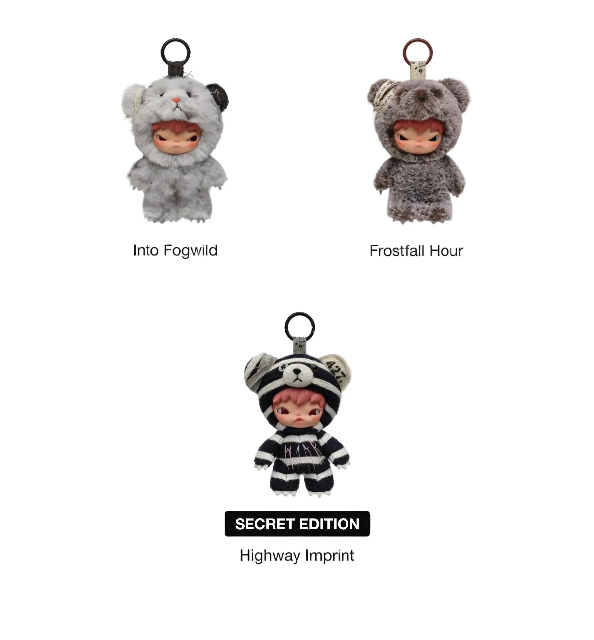 Popmart Hirono Road Journal Series - Plush Doll Pendant Blind box