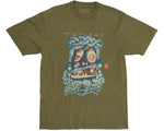 Load image into Gallery viewer, Travis Scott Cactus Jack x Takashi Murakami Melted Utopia Dream Zodiac Tee Olive
