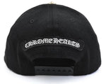 Load image into Gallery viewer, Chrome Hearts Horseshoe Denim Baseball Hat Black
