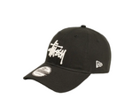 Load image into Gallery viewer, Stussy New Era 9Twenty Basic Strapback Black
