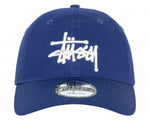 Load image into Gallery viewer, Stussy New Era 9Twenty Basic Strapback Majestic Blue
