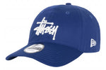 Load image into Gallery viewer, Stussy New Era 9Twenty Basic Strapback Majestic Blue
