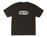 Load image into Gallery viewer, Stussy Tile Oval Tee Pigment Dyed Faded Black
