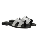 Load image into Gallery viewer, Hermes Oran Sandal Gris Argenté (Women’s)

