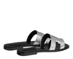 Load image into Gallery viewer, Hermes Oran Sandal Gris Argenté (Women’s)
