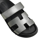 Load image into Gallery viewer, Hermes Chypre Sandal Gris Argenté (Women’s)
