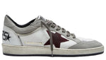 Load image into Gallery viewer, Golden Goose Ball Star Double Upper White Dove Bordeaux
