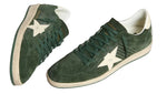Load image into Gallery viewer, Golden Goose Ball Star in green suede with white leather star and heel tab
