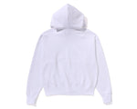 Load image into Gallery viewer, Bape Multi Camo Crystal Logo Wide Zip Hoodie White
