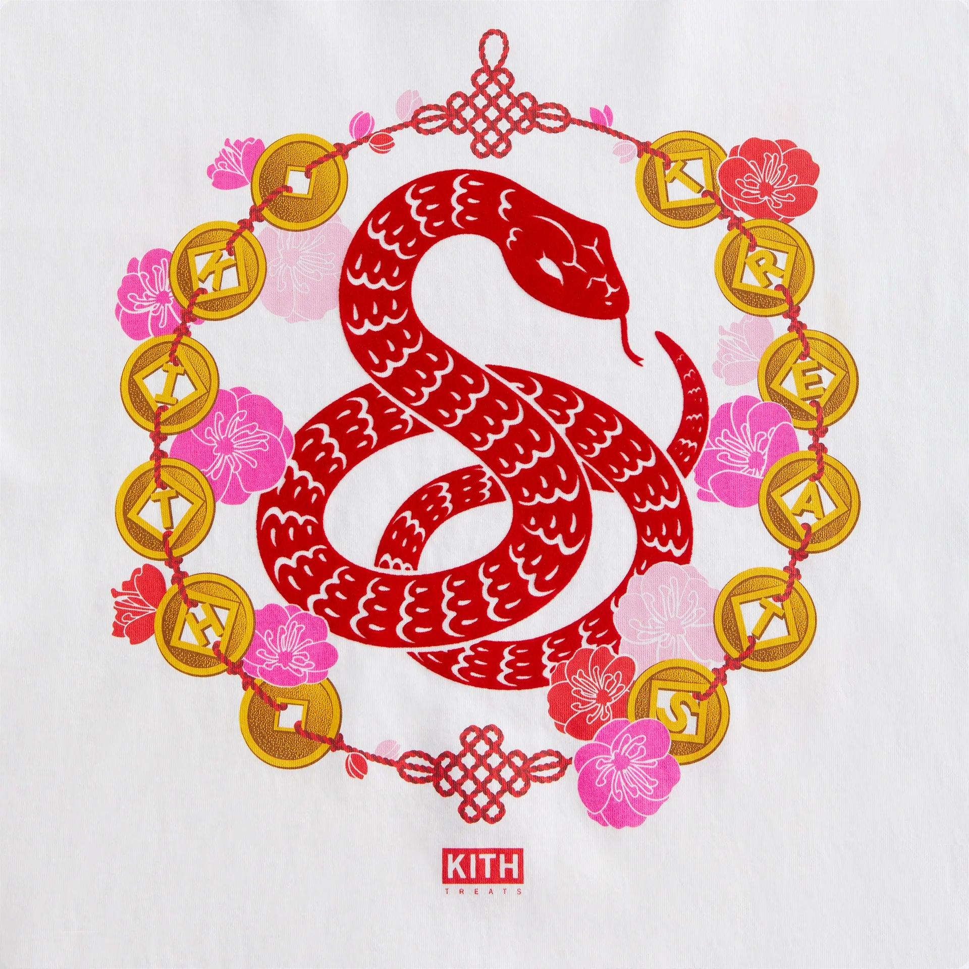Kith Treats Year Of The Snake Tee White