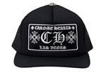 Load image into Gallery viewer, Chrome Hearts CH Las Vegas Trucker Hat Black/Black
