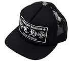 Load image into Gallery viewer, Chrome Hearts CH Las Vegas Trucker Hat Black/Black

